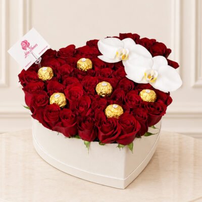 Lotus Heart 35 Roses