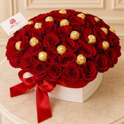 Lotus Heart Luxury 75 Roses