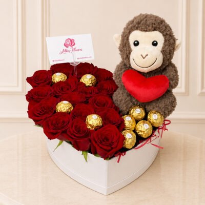 Lotus Heart Romance - Monkey Plushie