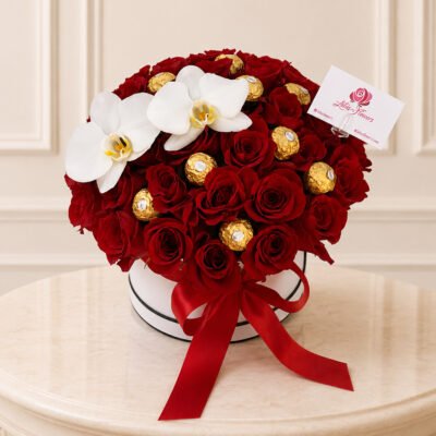 Round Classic 50 Roses png